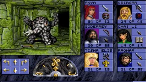Interesting screenshot of Eye of the Beholder number 2.